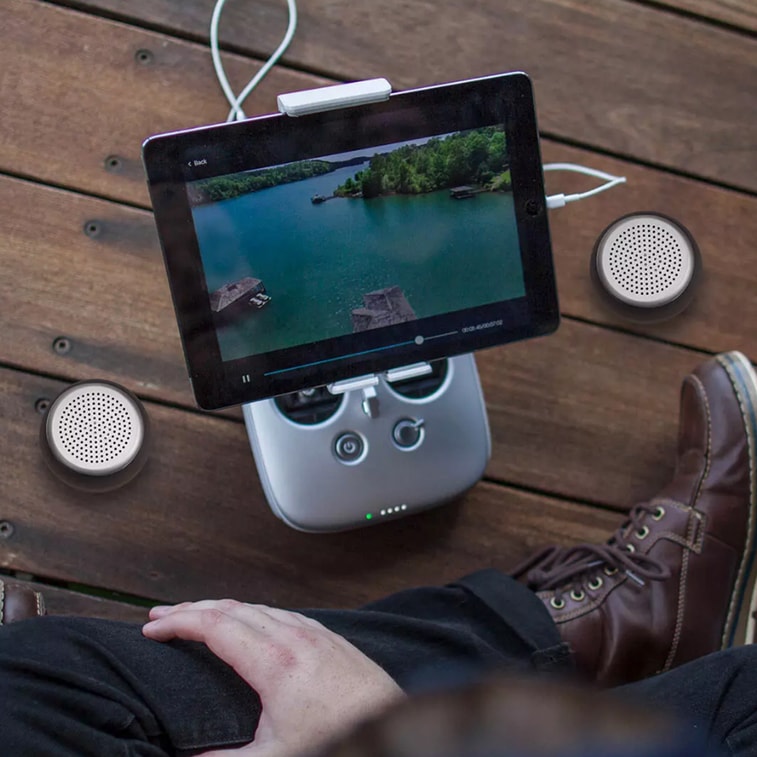 【中国直邮】小米有品 蔚乐TWS炫彩灯光蓝牙音箱 立体声环绕音响-红色 5