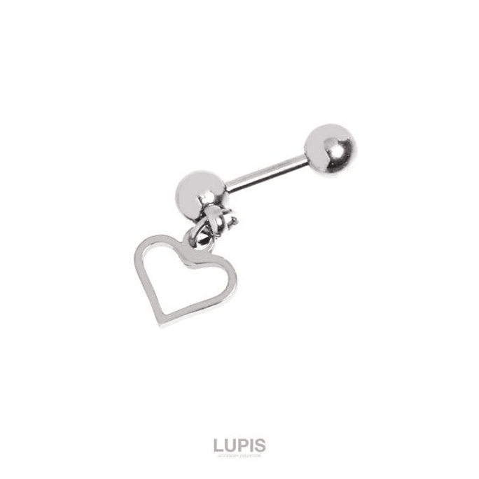 [일본 직송] LUPIS 미니 이레귤러 하트 태슬 귀걸이 (P0268)
