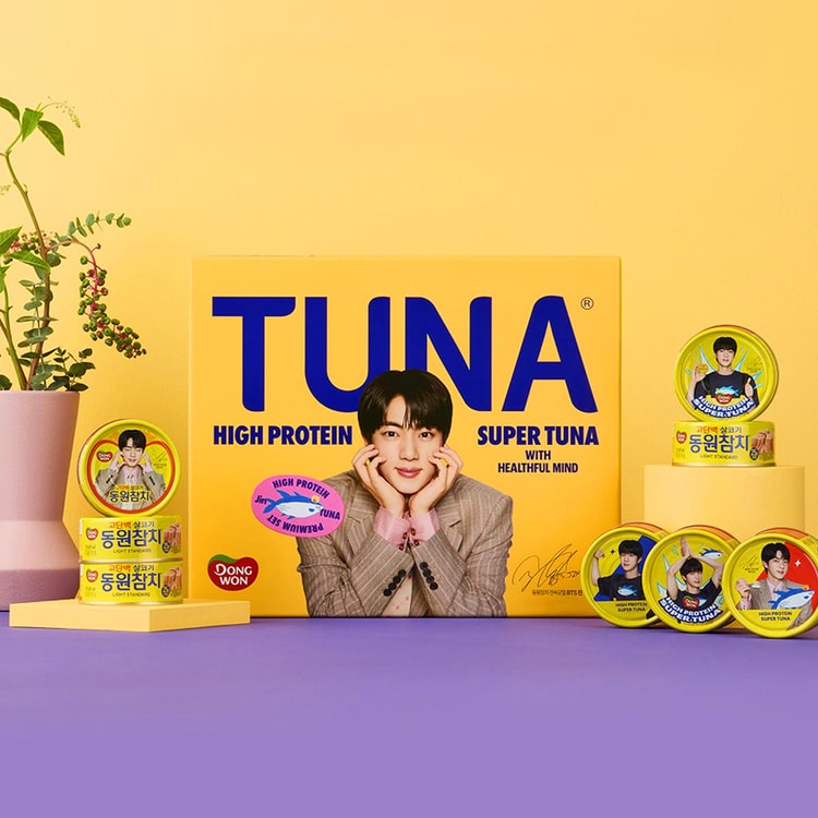 DONGWON BTS Jin Special Edition Tuna, 5.3 oz*12 Can【Special JIN