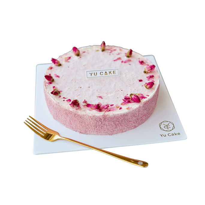 美國Yu Cake 雙層起司蛋糕 玫瑰 ( 整個8「 )