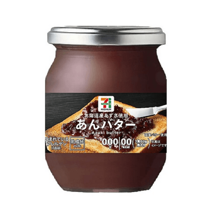 【日本直郵】日本 711便利商店 北海道紅豆奶油醬 285g 沾麵包 蛋糕 沖飲
