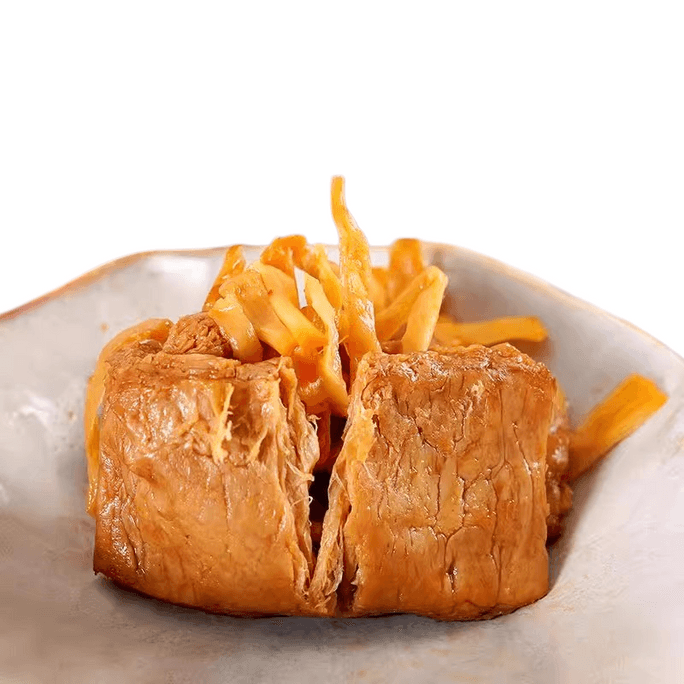 [중국 직배송] 배고파요! 죽순과 건두부 - 신선하고, 매콤하고, 쫄깃하고, 든든한 한 끼 - 인기 사무실 간식, 100g/팩 (오향맛)