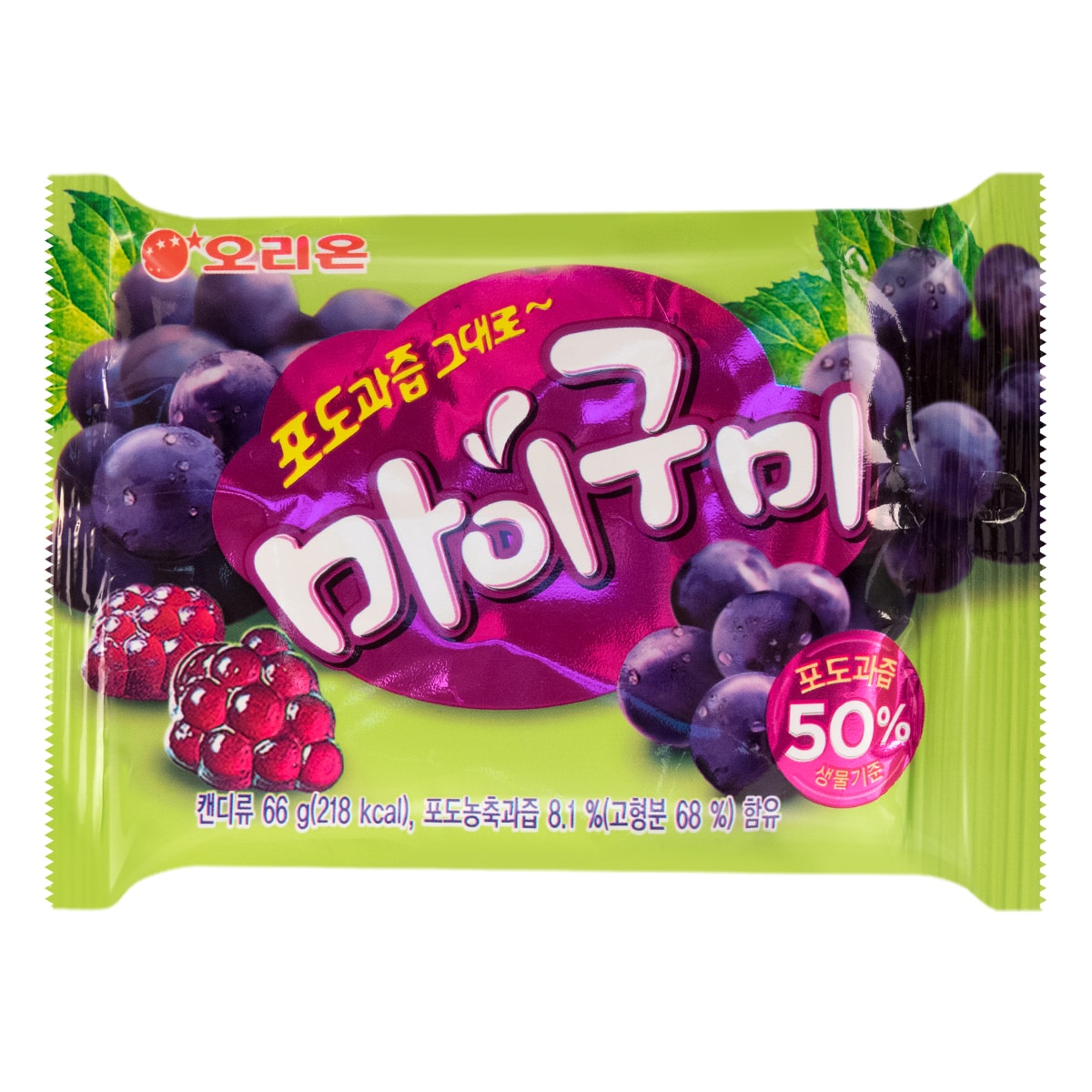 韩国orion好丽友葡萄味软糖66g怎么样