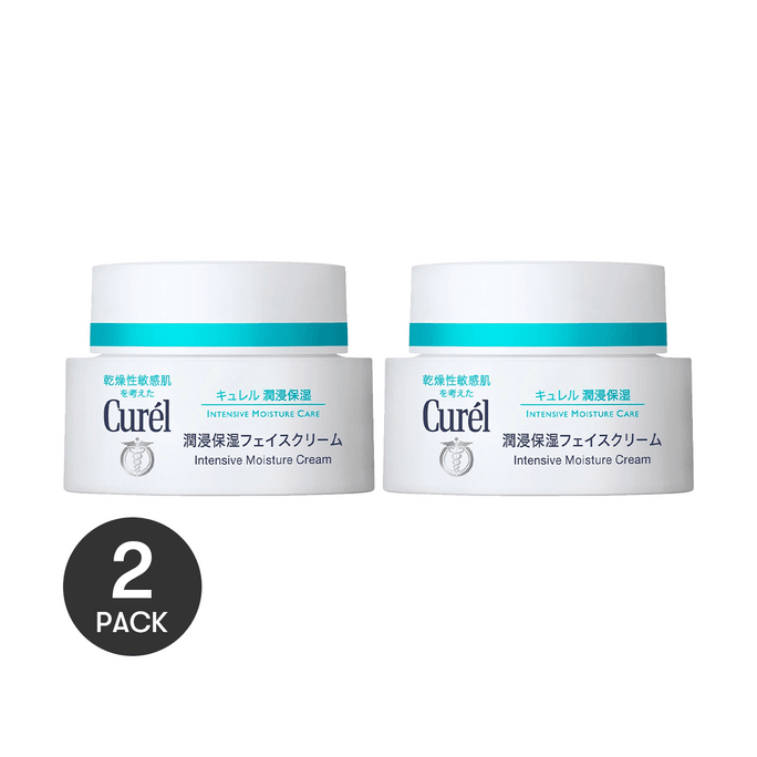 【Value Pack】CUREL Intensive Moisture Cream 40g*2 @Cosme Award No.1