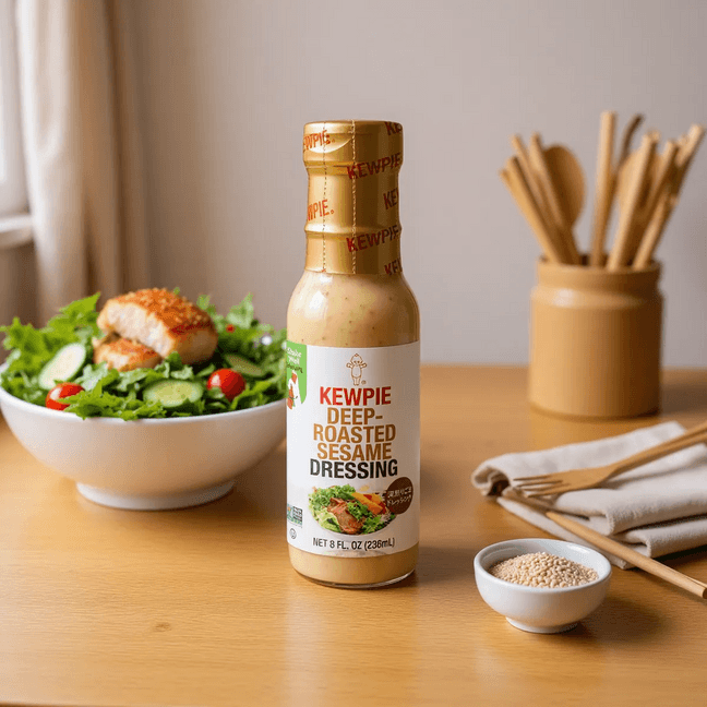 Deep-Roasted Sesame Dressing , 8 fl oz【For Vegetable and Fruit Salad】