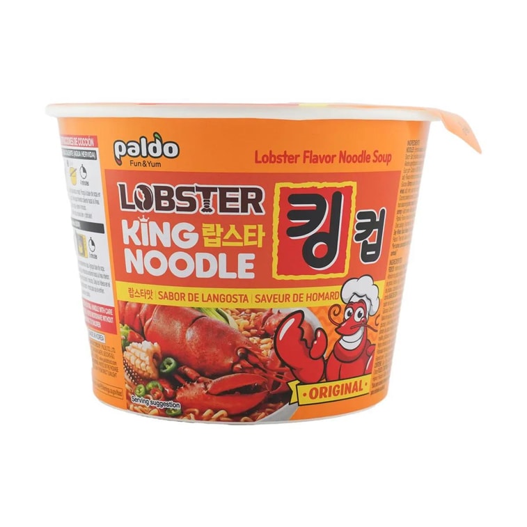 King Cup Korean Lobster Flavor Instant Cup Noodles, 3.88 oz 14