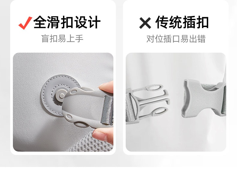 【中国直邮】 爱贝迪拉 腰凳婴儿背带轻便四季小月龄二合一前抱式多功能外出宝宝抱娃神器 松雾灰 1个装
