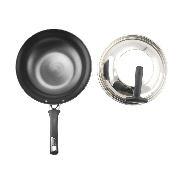 Iron Frying Pan Iron Wok, 11.8 inch 5