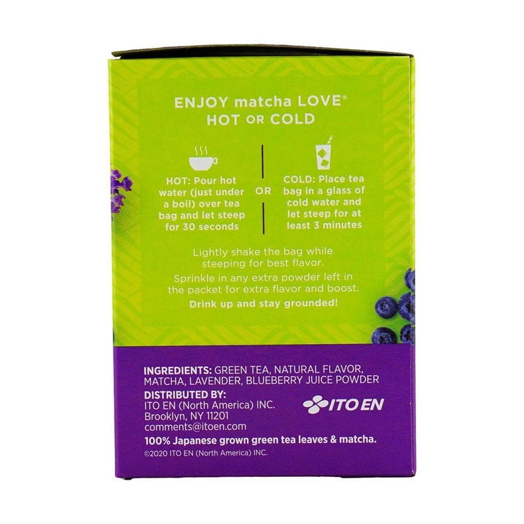  日本ITO EN伊藤园 抹茶蓝莓薰衣草茶包 10包入 15g 3