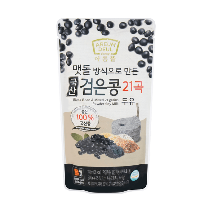 21 멀티그레인 블랙 두유, 6.1 fl oz