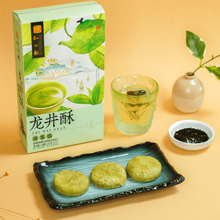 竜井菓子緑茶味150g 4