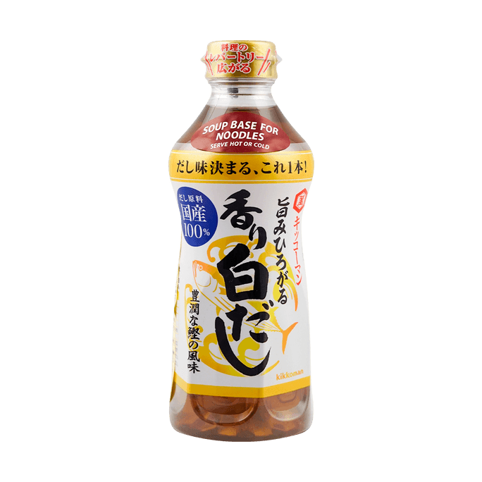 日本KIKKOMAN萬字牌 濃湯麵調味料 500ml【新舊包裝隨機發】