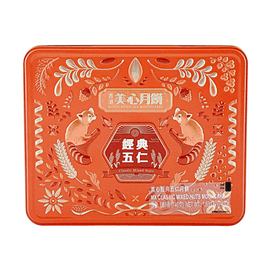 香港美心 五仁月餅禮盒 4枚入 740g【現貨】【中秋佳節】