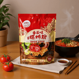 螺霸王 柳州螺蛳粉 番茄味 306g【酸爽开胃】【不吃辣星人挚爱】