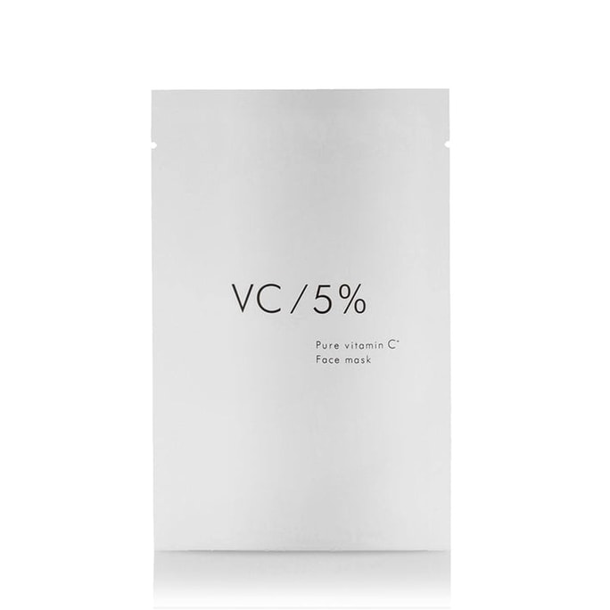 [일본 직배송] 내추럴샵 안티오 VC 페이셜 마스크 (미백 & 브라이트닝) - 1매