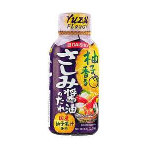 日本DAISHO 刺身酱油 调味料汁 柚子味 175g【可用于刺身寿司沙拉烤肉】
