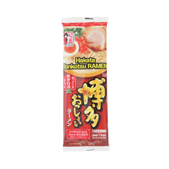 ITSUKI Five Wood Food ||AFO 리치 화이트 돈코츠 일본식 하카타 라면||104g