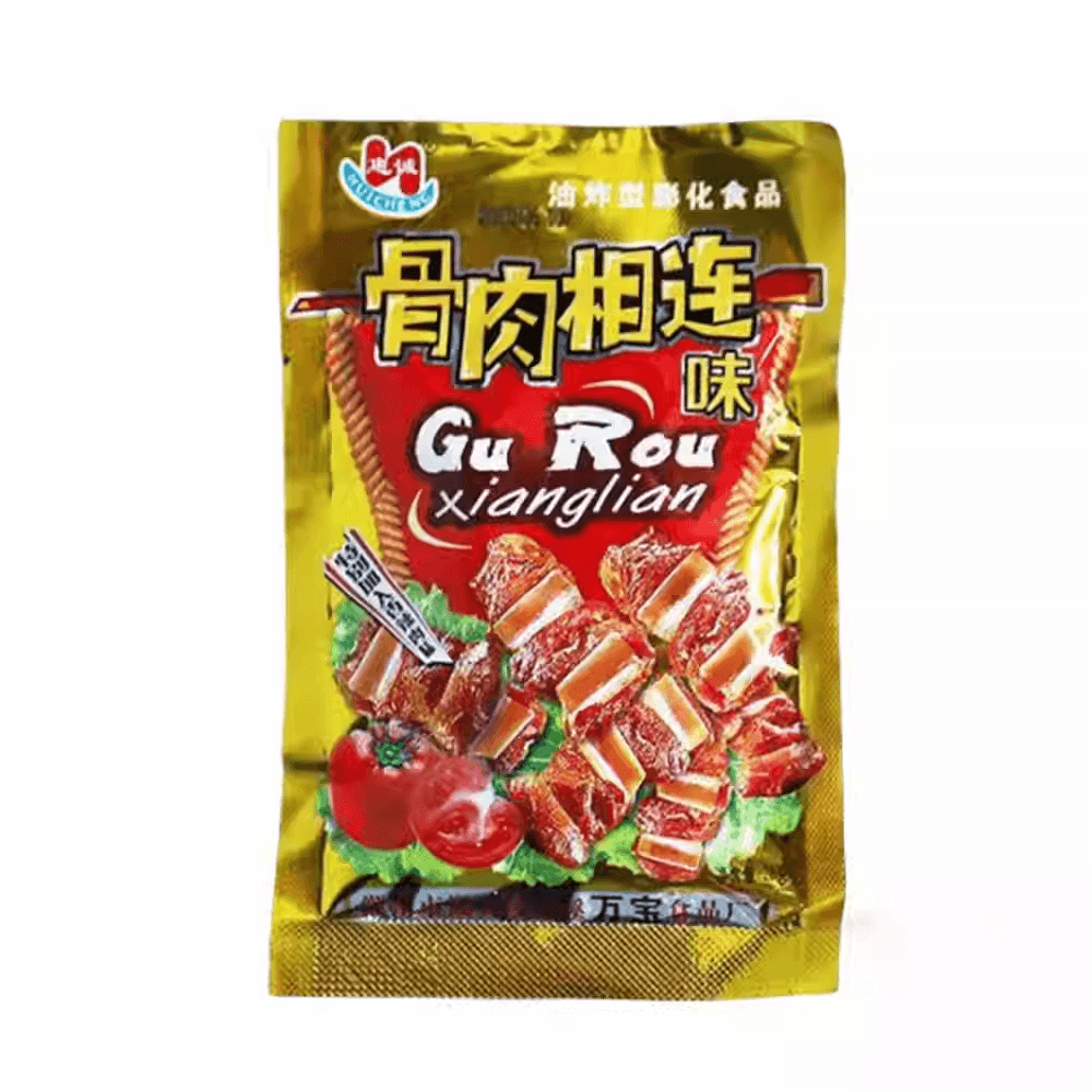 惠诚 骨肉相连零味食油炸型膨化食品20g*5袋