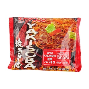 Yakisoba - Stir Fry Noodles , Instant Noodle ,Spicy Habanero Flavor , 6.17 oz