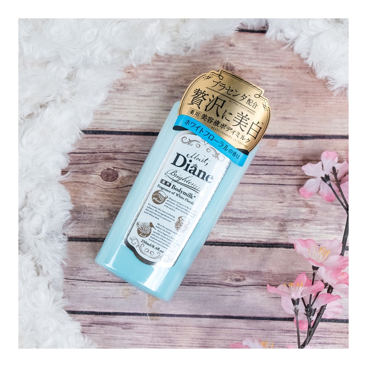 日本DIANE黛絲恩 花香美白身體乳 #白花香 250ml 3