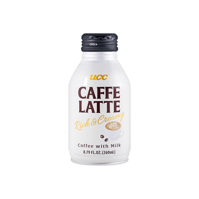 Caffe Latte - Rich & Creamy Coffee with Milk, 8.79fl oz