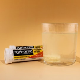 Zesty Orange Vitamin C Effervescent Tablets, 30tablets - Immune Support Supplement