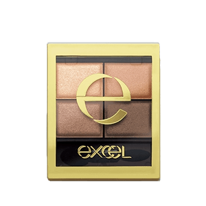 EXCEL Earth Four Color Eyeshadow #SR03 Powder Brown 4.3g