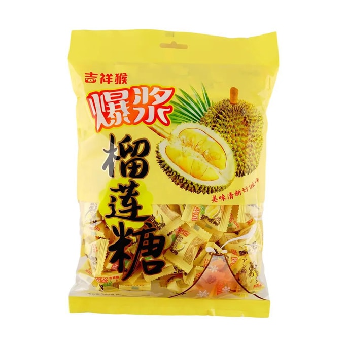 吉祥猴 爆浆果汁软糖 榴莲味 500g