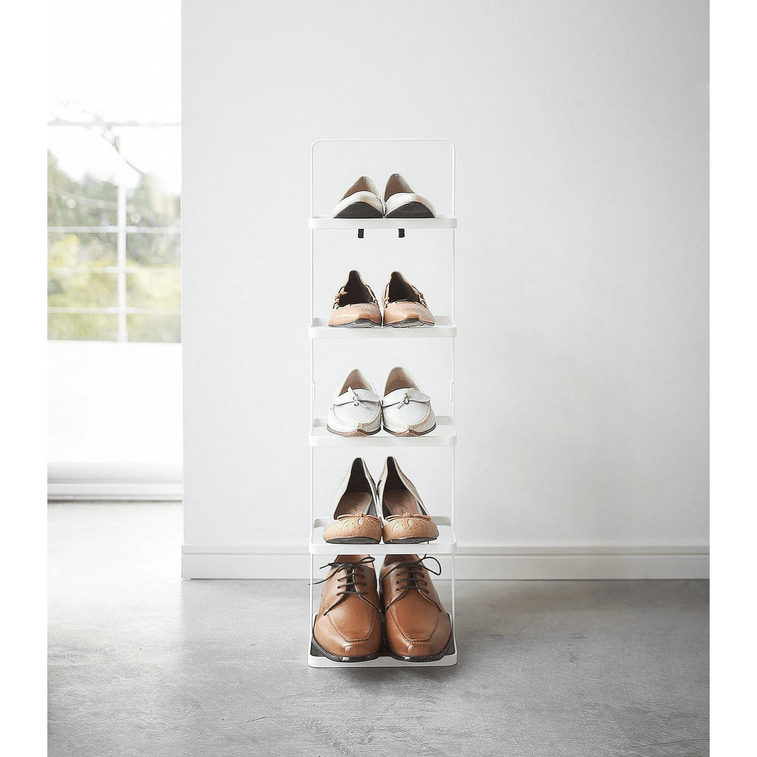 Shoe Rack (31 H) - Steel White 5
