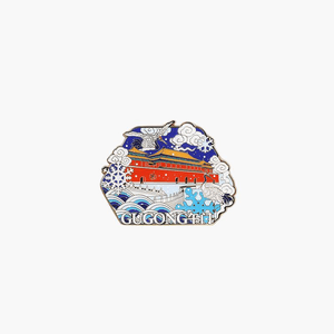 Palace Museum Four Seasons Magnetic Refrigerator Palace Museum Architecture Meridian Gate 5 * 6.5cm