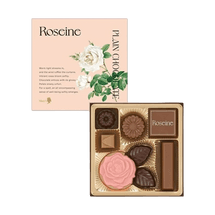 Roseine Mini Bouquet Plain Chocolate Gift Box 8 pcs 1.23 oz【Sweet Gesture】【Mini Gift】