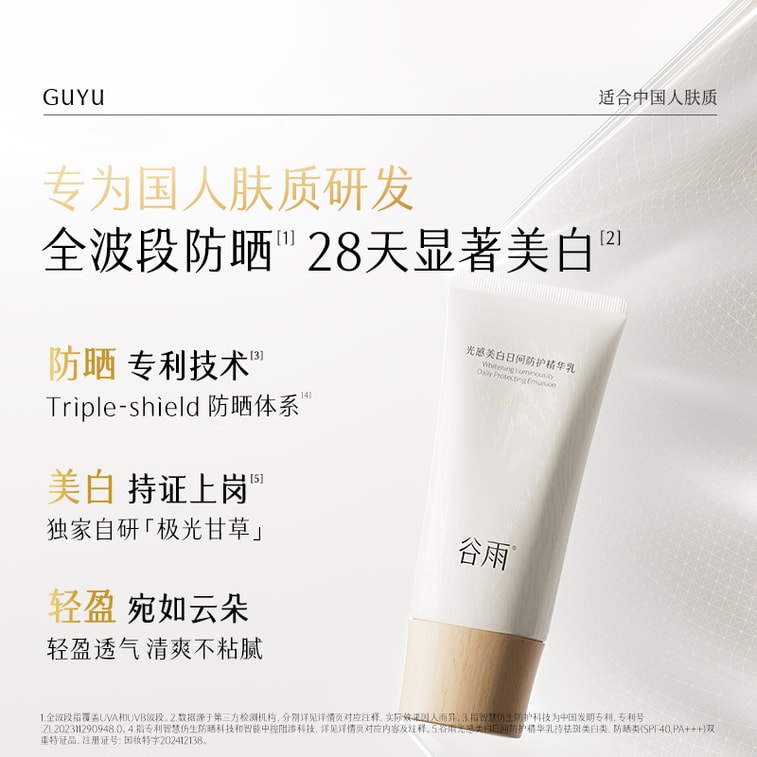 【US Direct】 Whitening Luminosity Daily Protecting Emulsion SPF40 PA+++ 50ml 3