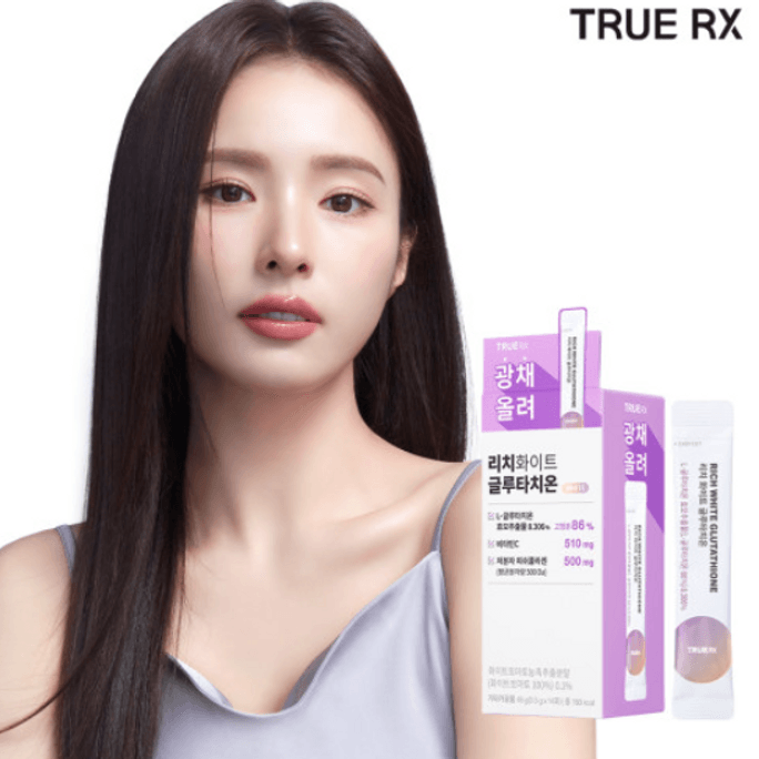 【Olive Young's #1 & Shin Se Kyung's PICK】TRUE RX Rich White Glutathione 14 Pack/Box