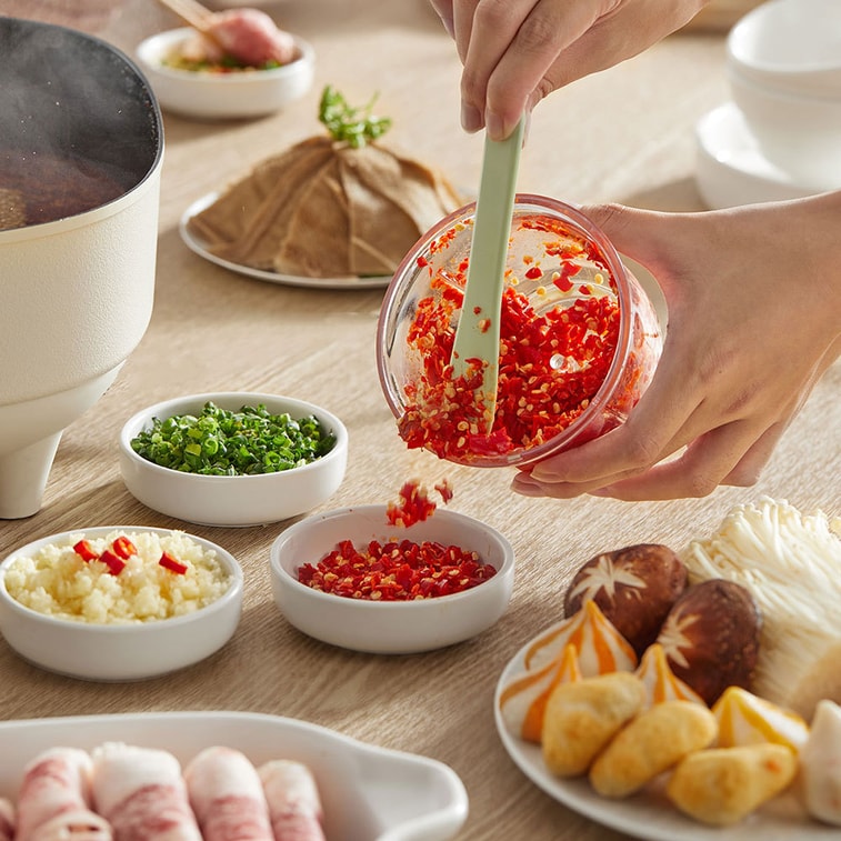 Wireless Electric Multipurpose Garlic Chopper Food Processor Grinder for Meat, Vegetables, Fruits and Nuts, 5.1 fl oz 7