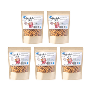 YAM Twisted Roll Caramel & Spicy Flavor, 3.1 oz*5【Value Pack】