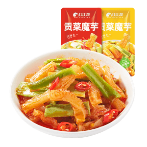 Bi Bi Zan Konjac Shredded Tofu Spicy Snacks Popular Vegetarian Dried Vegetables for Side Dishes *1 bag 10 small packs