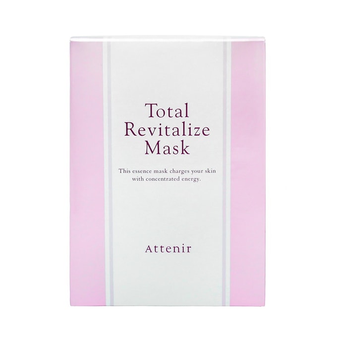 【日本直郵】艾天然ATTENIR 無添加 保濕修補補水面膜 25ml × 6枚 敏感肌可用