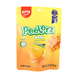 Mangue Gélifiée Pelable 62g Expérience Ludique de Pelage Riche Saveur Fruitée