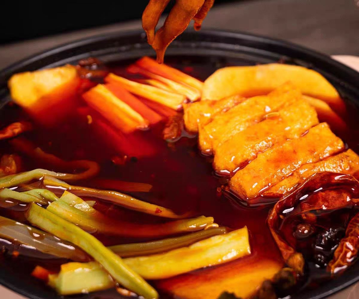 【中國直郵】 曹氏鴨脖 麻辣燙底料 小火鍋調味料 香辣爆辣 辣滷料包 調味醬 【麻辣鮮香十足】微辣160g*1袋