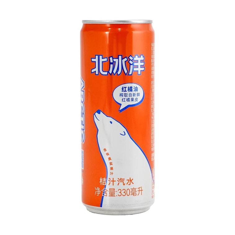 北冰洋 桔汁汽水 罐裝 330ml 老北京風味 5