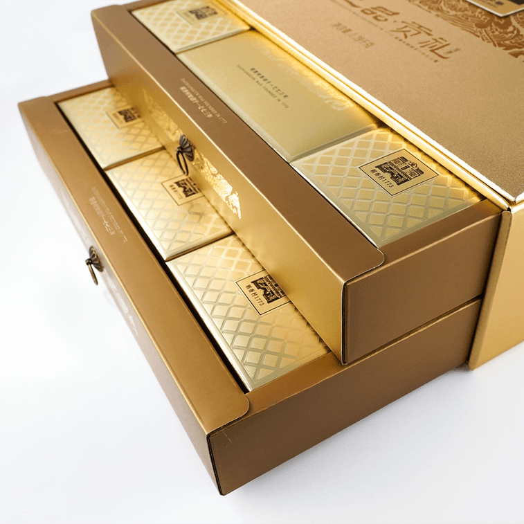 Beijing Traditional Top Grade Royal Assorted Mooncake Luxury Gift Box - 10 Flavors, 17 Pieces, 45.5oz  3