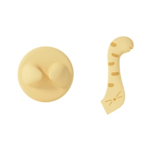 Pet Canned Food Spoon Multi-Functional Can Opener +Lid - Yellow 1Pc