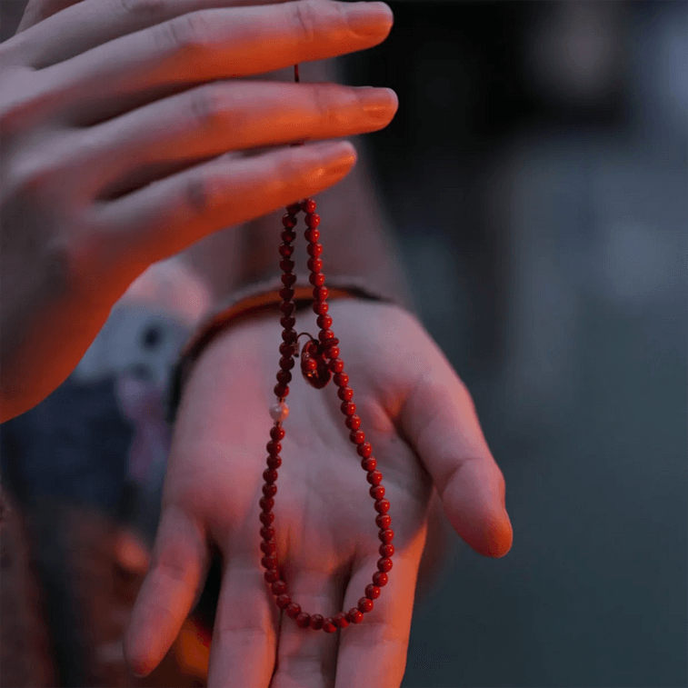 Lingyin Blessing Phone Chain Peace of Mind Zen Style Lucky Pendant 3