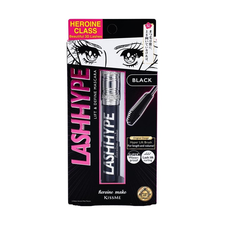 日本ISEHAN伊勢半 KISS ME 花漾美姬 Lash Hype 立體美睫新品 #01漆黑 8.0g 4
