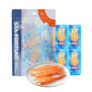 Hand-Torn Crab Stick Original Flavor 200g [Seafood snacks] [Sweet & Low-Fat Snack] [Ready-to-Eat]