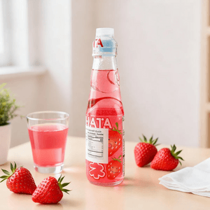 Ramune Soda - Strawberry Flavor, 6.76fl oz