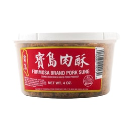 Pork Floss - Cooked, Shredded, Dried Pork, 4oz
