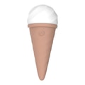 【中国直邮】歪歪马 冰淇淋震动按摩棒女用 成人用品 白色