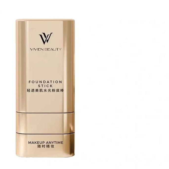 【中国直邮】 vivien beauty 升级版韩女橡皮擦 原生水光肌懒人粉底棒 10s速成妆 遮瑕力在线#01白皙色1支装