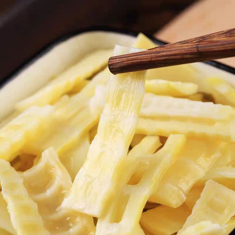 【中国直送】雲江香人家 漬物たけのこ 唐辛子入り すぐに食べられる 辛くて酸っぱいたけのこ パリパリたけのこ 人気オンラインスナック 小包装 24g*5パック 4